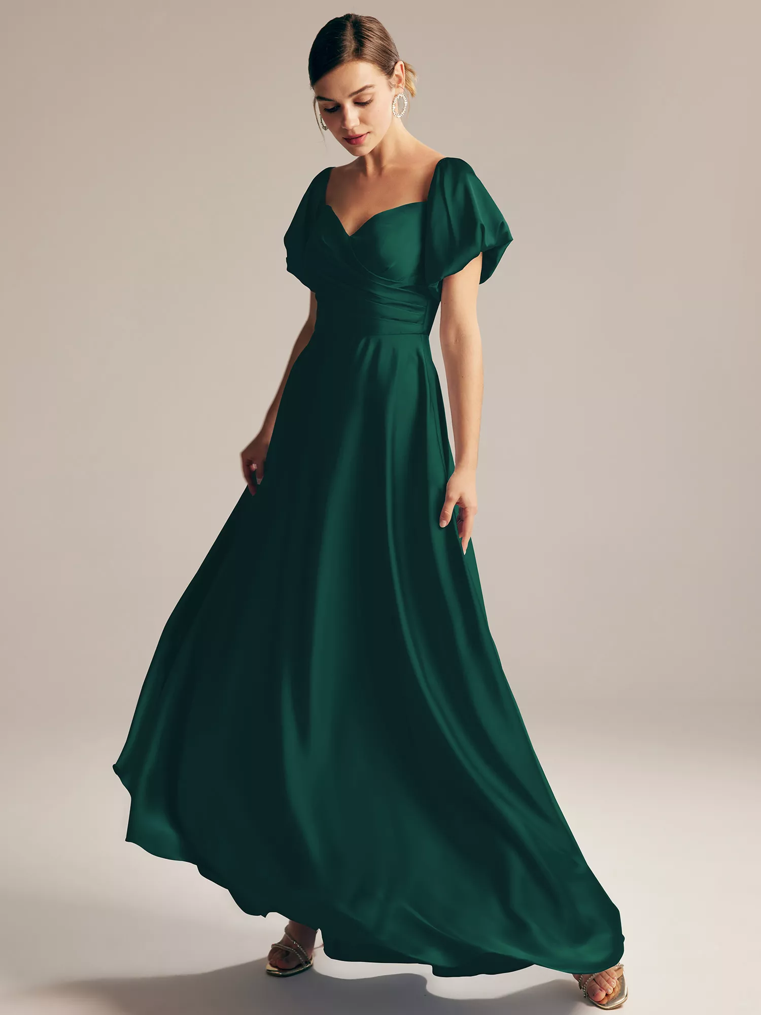 AW Dey Hunter Green  Convertible Convertible Bridesmaid Dresses
